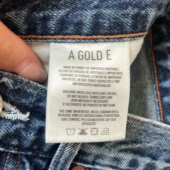 Agolde Parker Cut Off Shorts - Picture 5 of 8